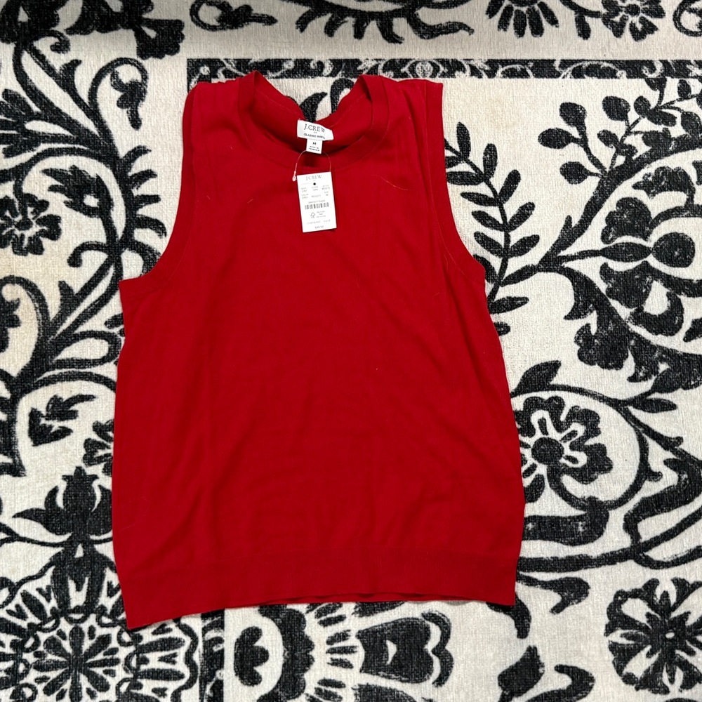 J. Crew Red Tank Top